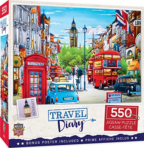 Masterpieces 500 Piece Jigsaw Puzzle for Adults and Family - London - 15'x21'