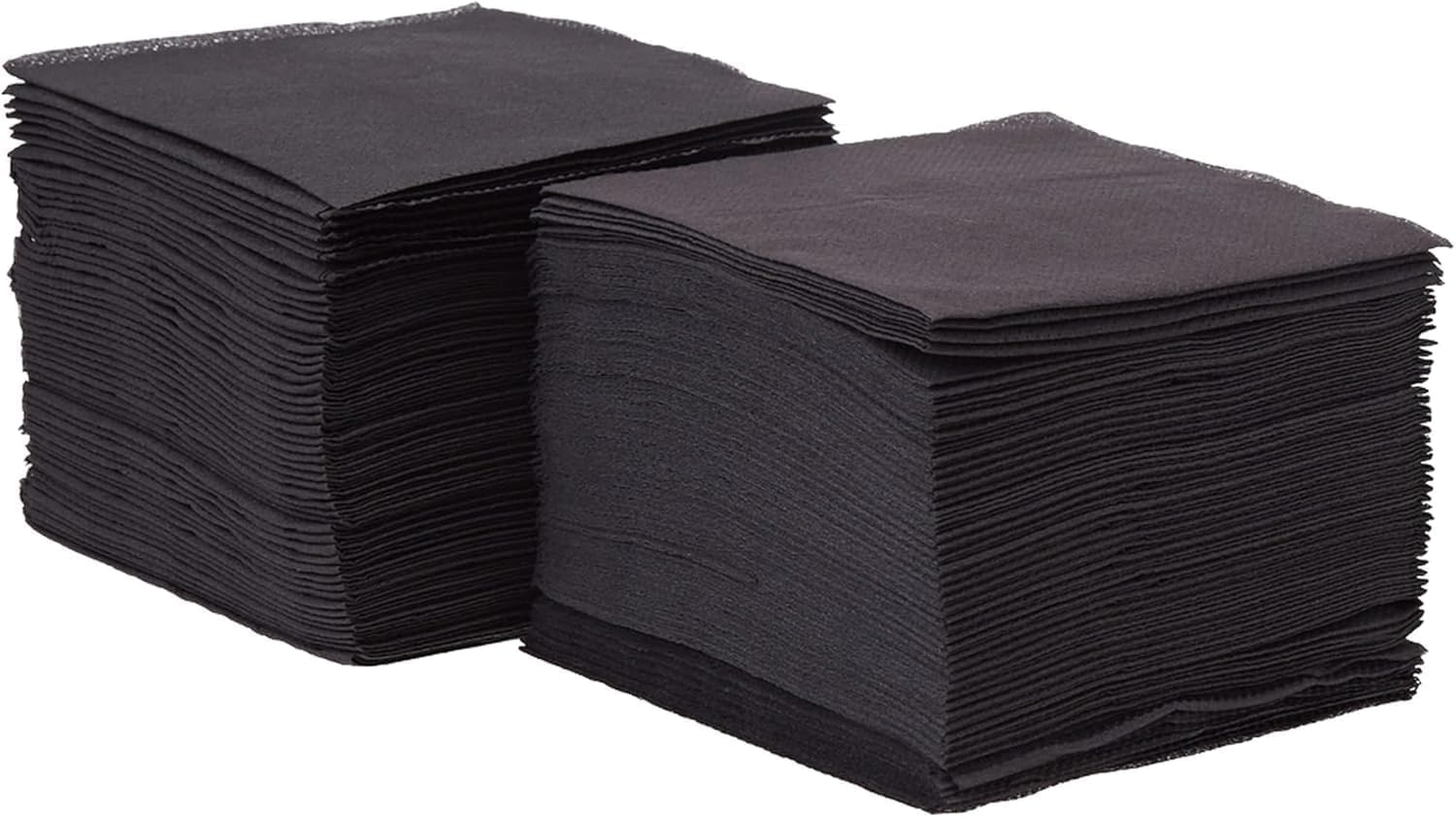 Servilleta de Papel Tamaño Cocktail, Pliegue 1/4, Punta Punta, 150 servilletas, Negro