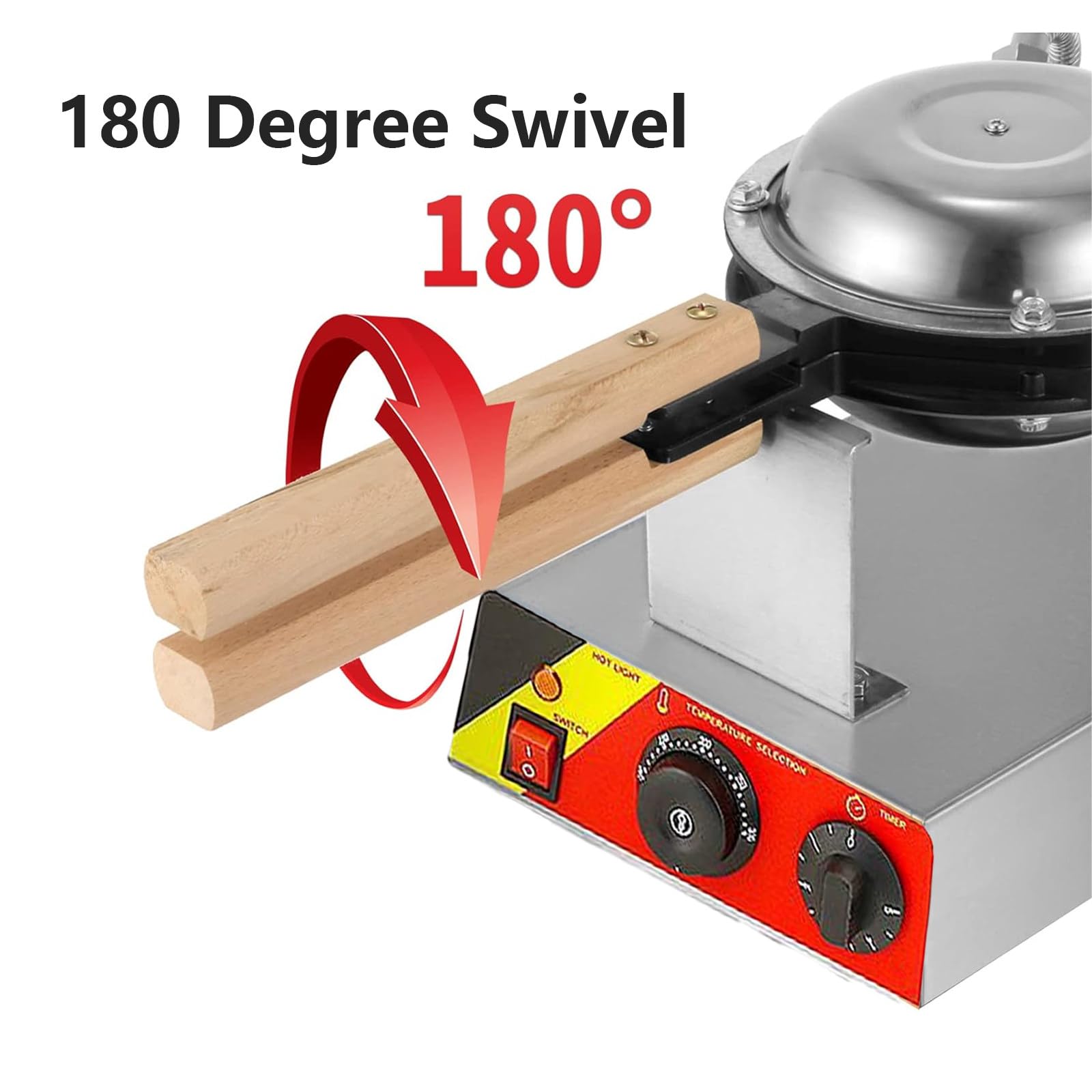 Gofrownica BąBelkowa Ze Stali Nierdzewnej Komercyjna Gofrownica Jajeczna Z Hongkongu, Maszyna Do GofróW BąBelkowych O Mocy 1400 W Z PowłOką NieprzywierająCą, Do UżYtku Domowego