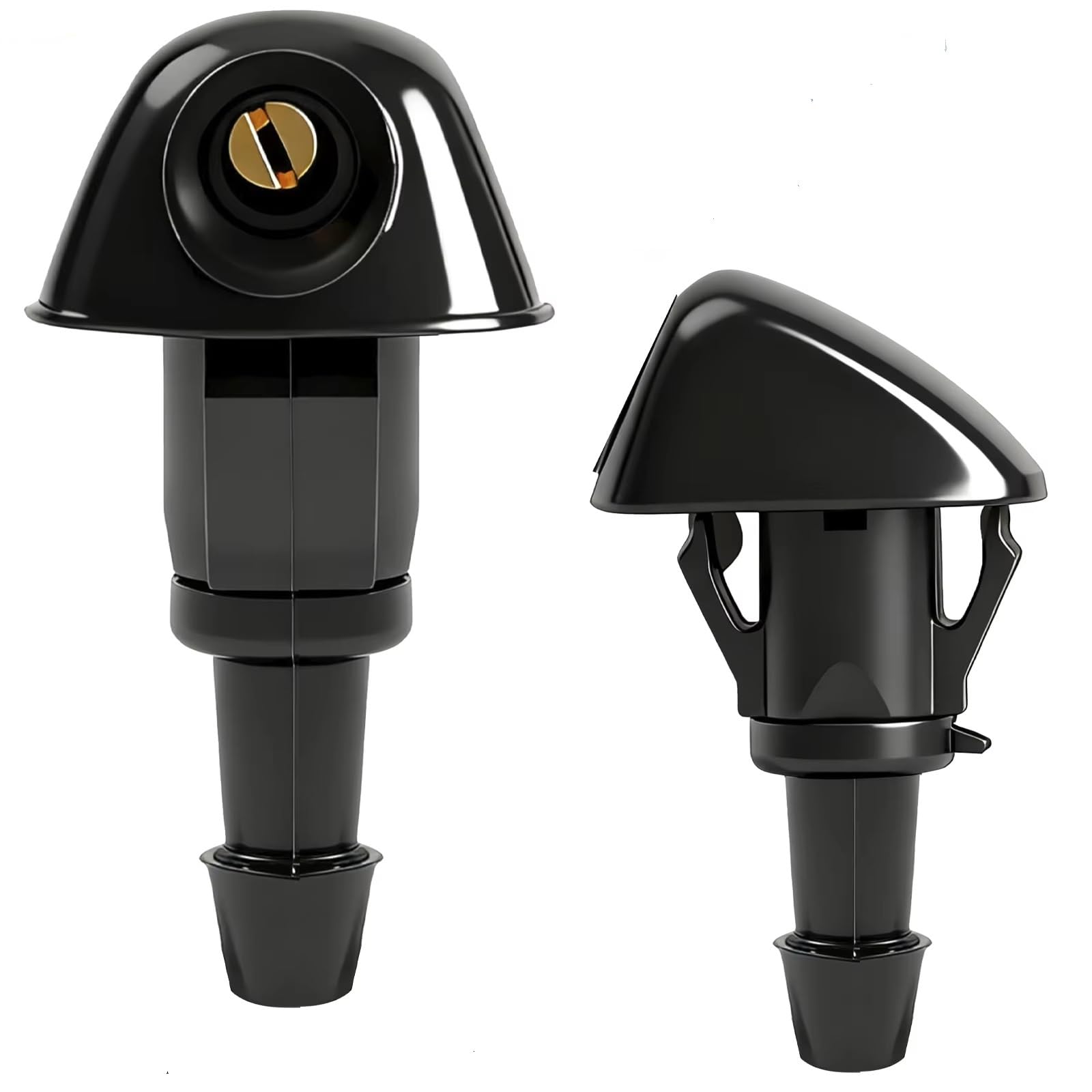 Compatible with Civic MK6 MK7 1992 1993 1994 1995 1996 1997 1998 1999 2000 2001 2002 2003 2004 2005 2Pcs Front Washer Nozzle Jet Wiper Nozzles