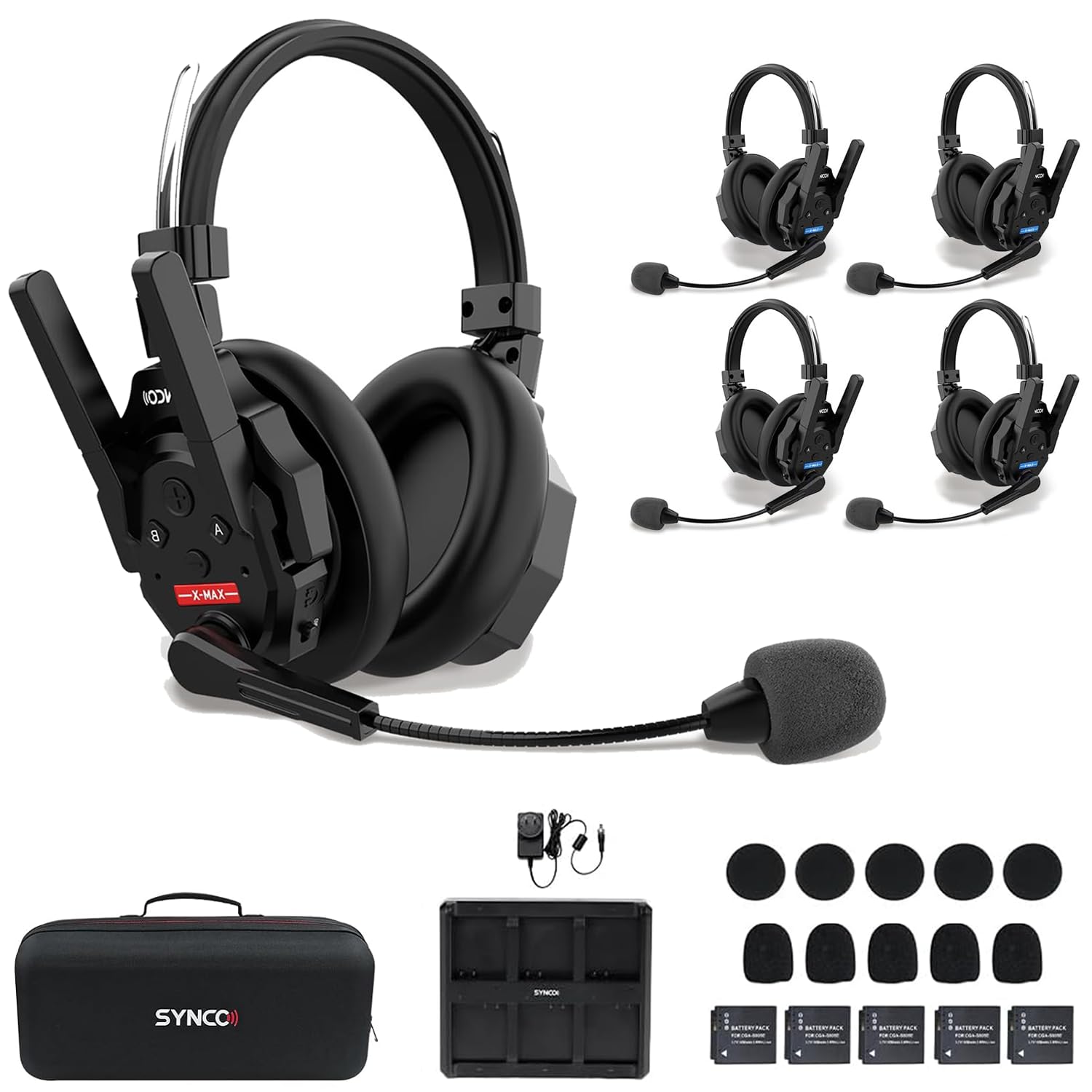 Amazon.com: SYNCO XTalk XMax5 Full-Duplex Wireless Intercom System
