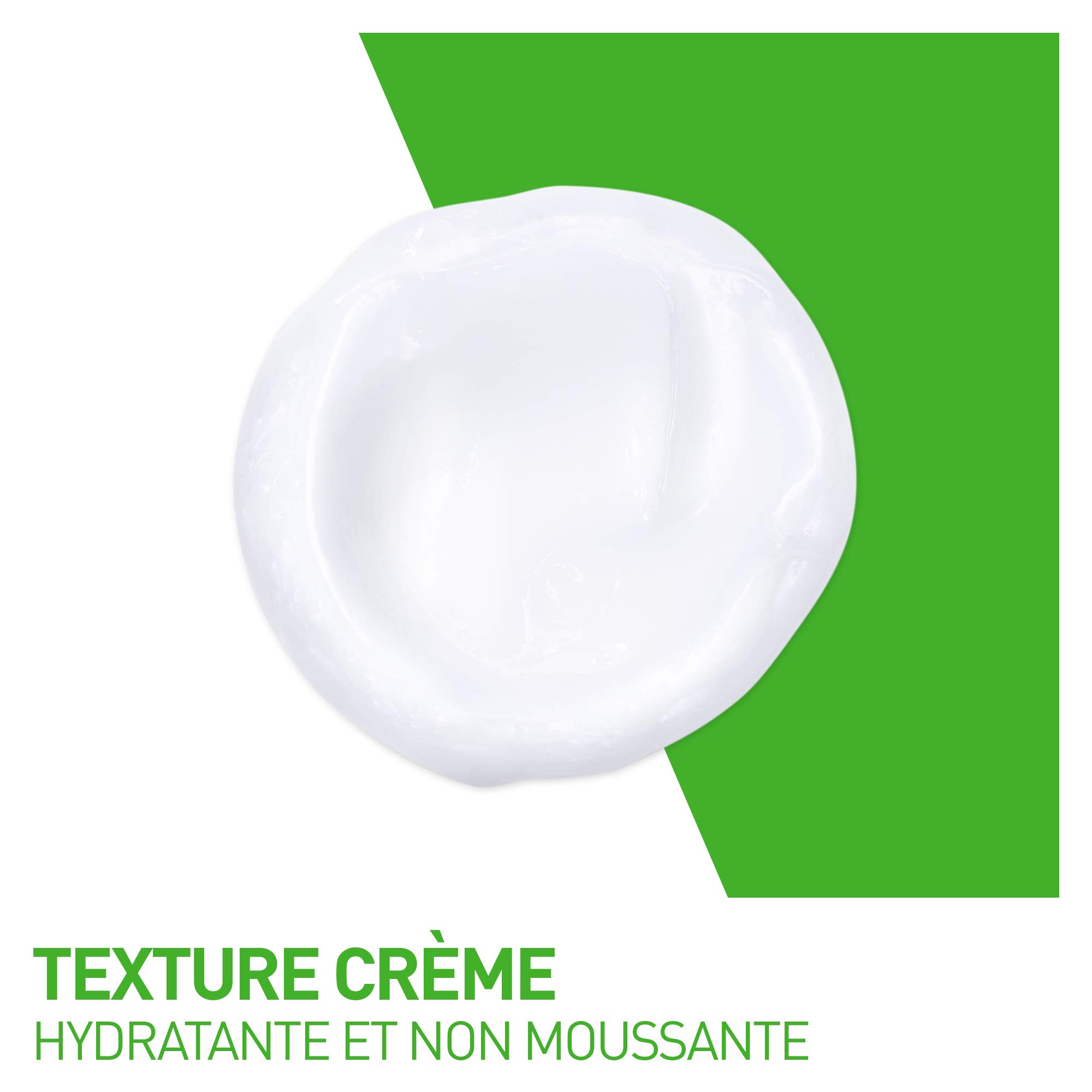 CeraVe - Crème Lavante Hydratante - Visage & Corps - Nettoie et Hydrate Sans Altérer la Barrière Cutanée - Aux 3 Céramides Essentiels + Acide Hyaluronique - Peau Normale à Sèche - 562 ml
