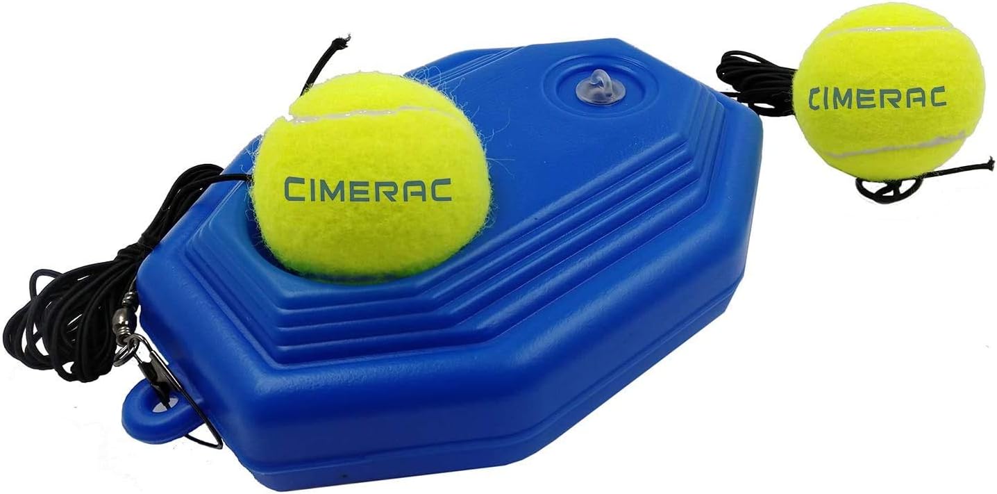 CIMERAC Tennis Trainer Tennis Equipment Tennis Ball Trainer Practice Training Tool Sport Exercise (Tennis Trainer 2.0) : Sports & Outdoors
