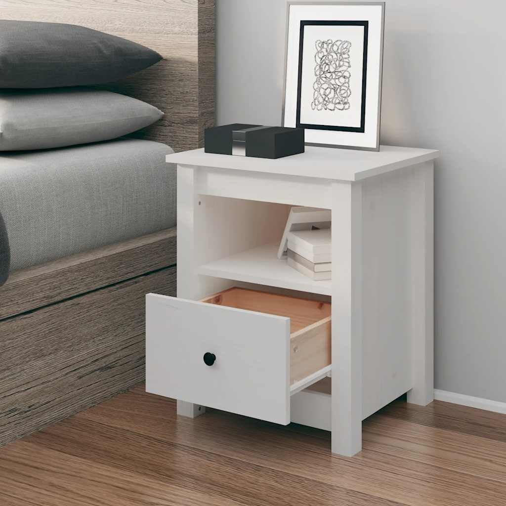 Table de chevet pour chambre salon ou bureau petit meuble de rangement en pin