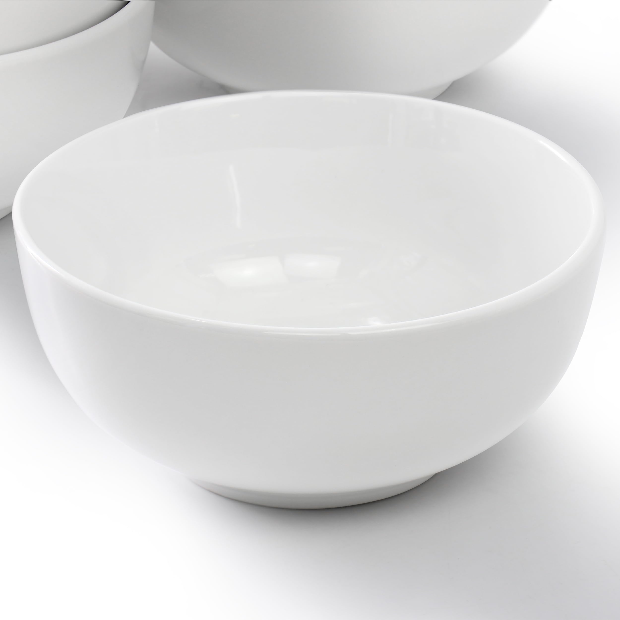 Elama Professional Kitchen 12 Piece Porcelain Dinnerware/Tableware Set (Bowl White)