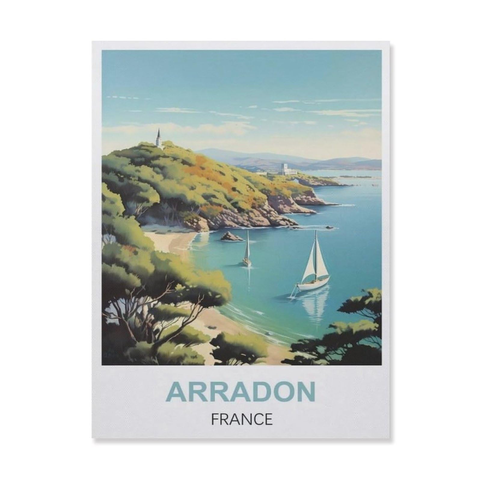 Metal Tin Sign，Arradon France(20x30cm）