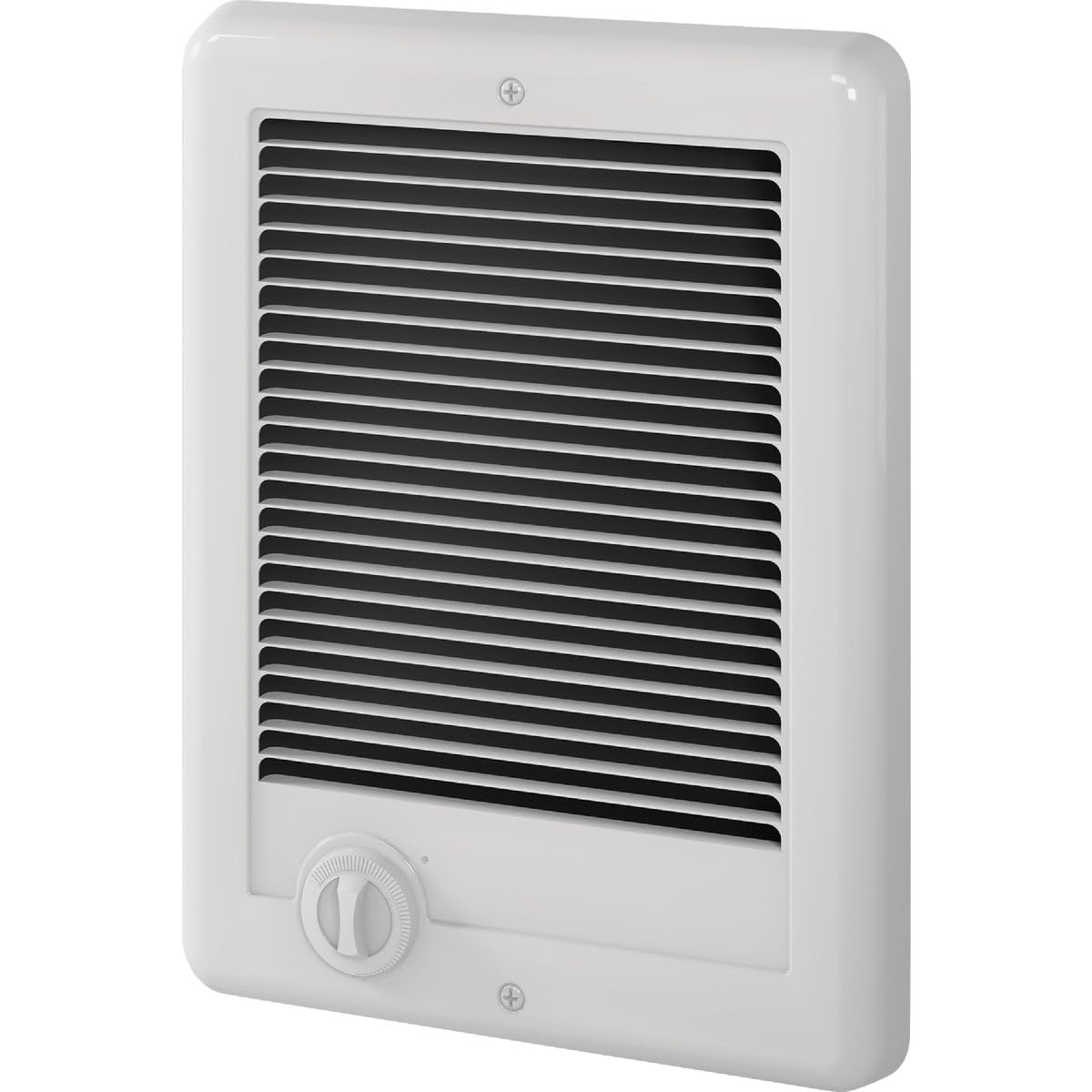 Com-Pak Electric Wall Heater Complete Unit with Thermostat (Model: CSC101TW, Part: 67508), 3412 BTU, 120 Volt, 1000 Watt, White