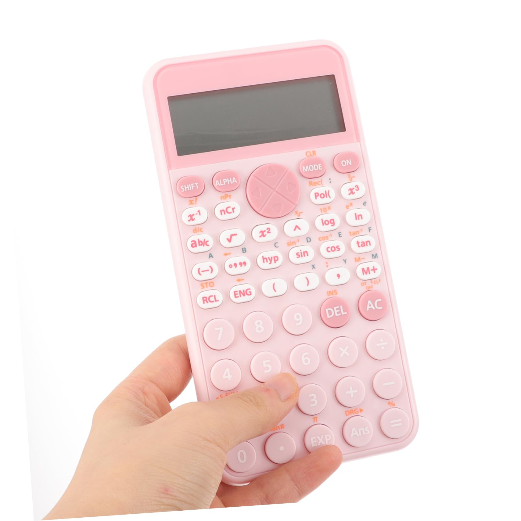 Lurrose 3piezas Calculadora Electrónica De Funciones para Estudiantes Universitarios Práctica para Matemáticas Física y Química Color Rosa