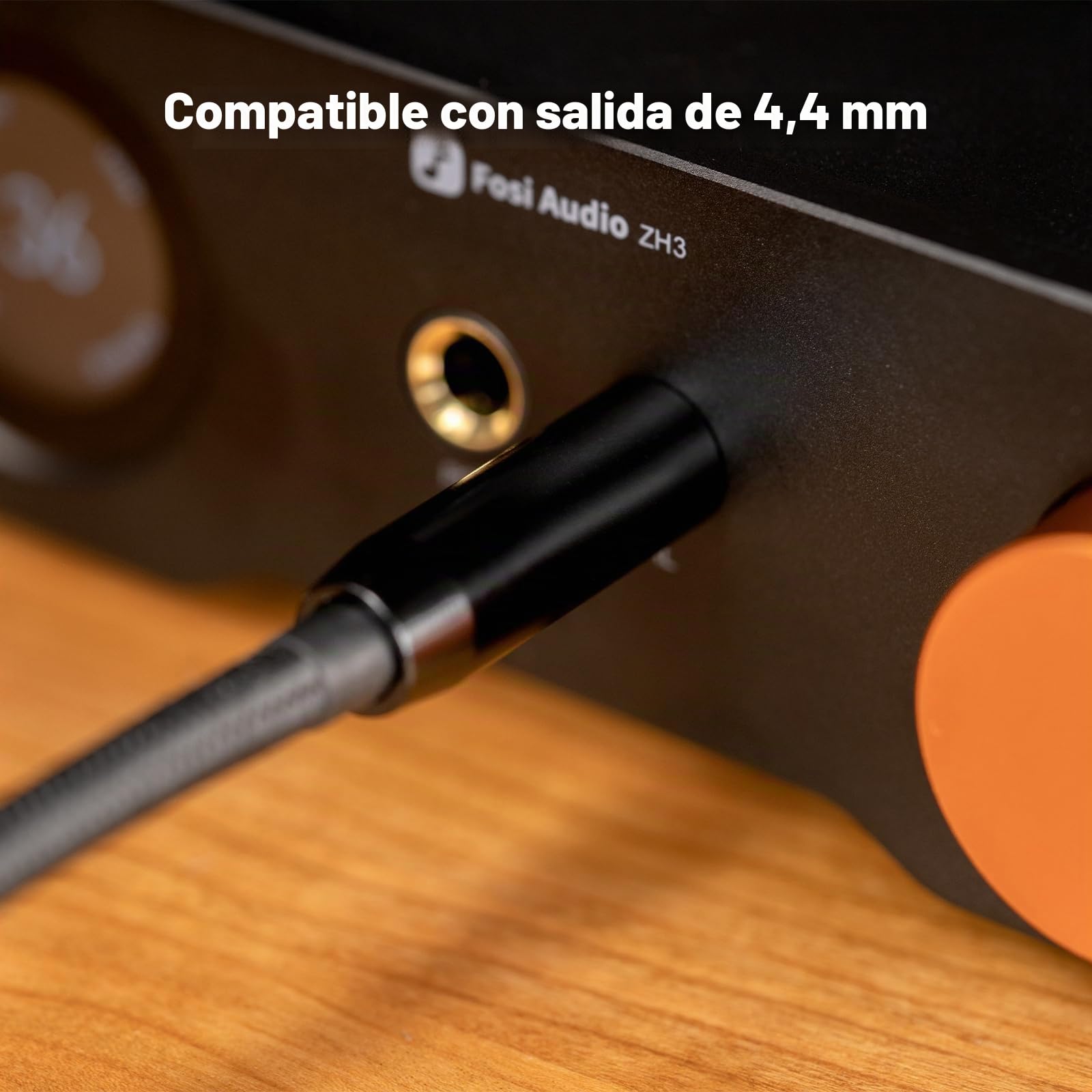 Fosi Audio Cable Dual de 3,5 mm a 4,4 mm para Soporte Magnético Plano i5 de 1,5 m
