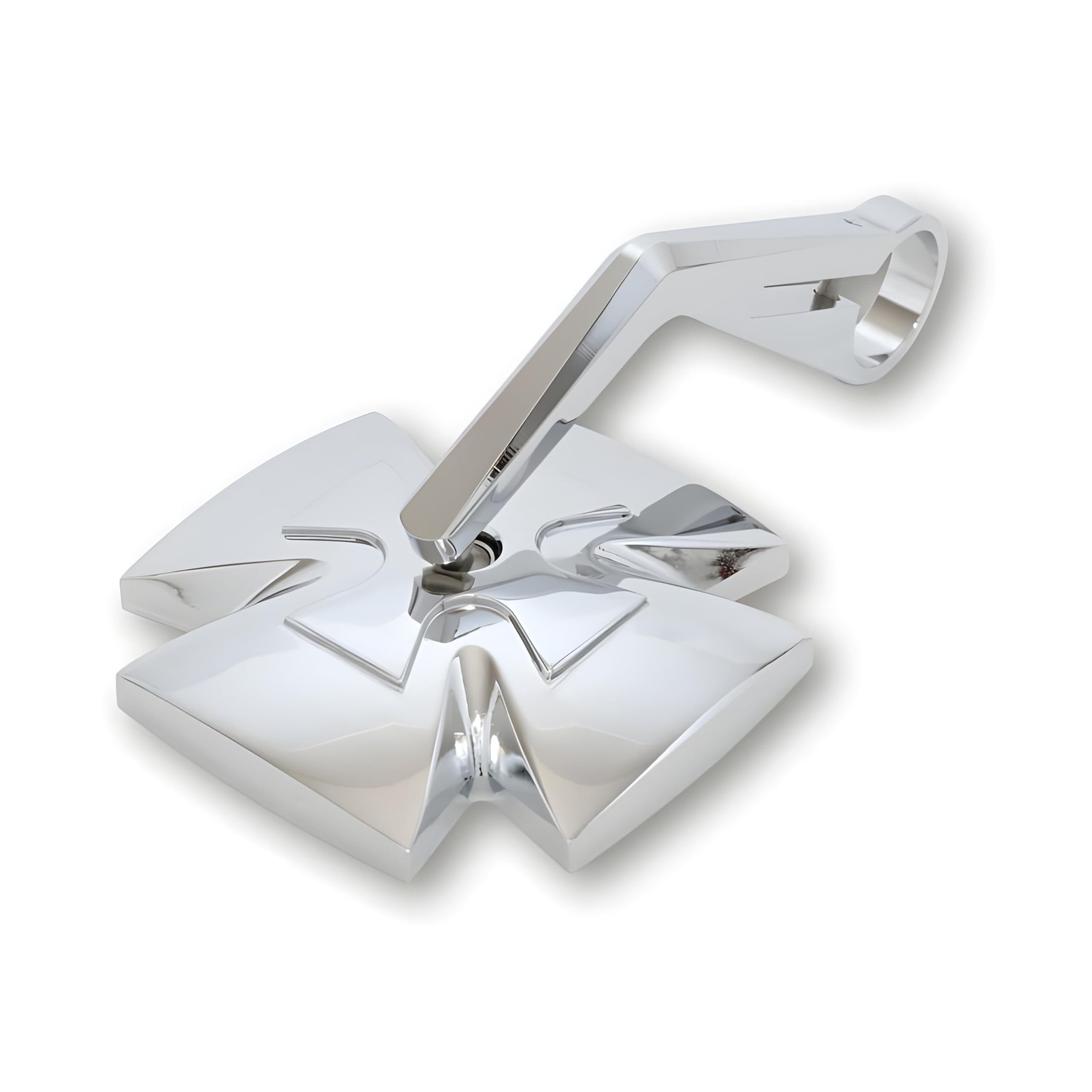 Lenkerendenspiegel Highsider Iron Cross chrom