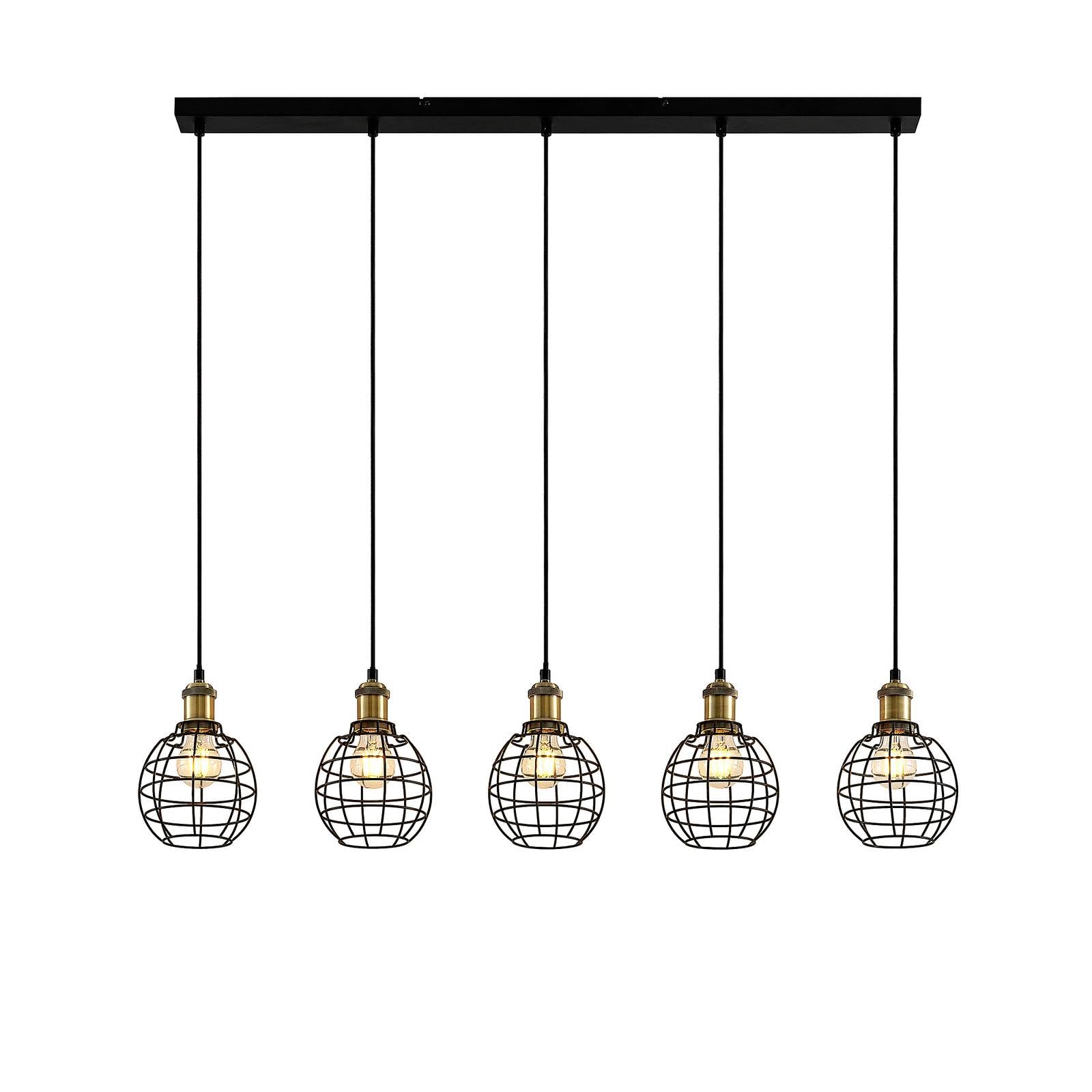 Lindby Suspension Joffrey à Intensité Variable (Moderne) En Gris Métal E. A. Pour Salon & Salle Manger (à 4 Lampes, GU10), Luminaire, Lampe Plafond, Luminaire Plafonnier