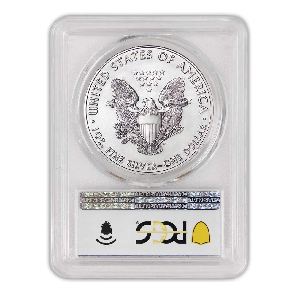 2021 (S) 1 oz American Silver Eagle MS-70 (Struck at San Francisco 2021 (S) 1 oz American Silver Eagle MS-70 (Struck at San Francisco