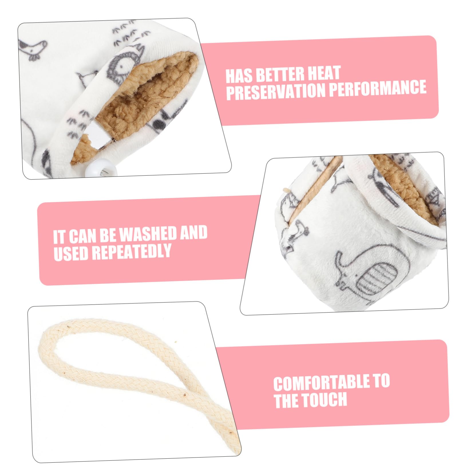 VICASKY 5piezas Adorable Funda Térmica para Biberón Protección Antigolpes y Funda De Mantener y