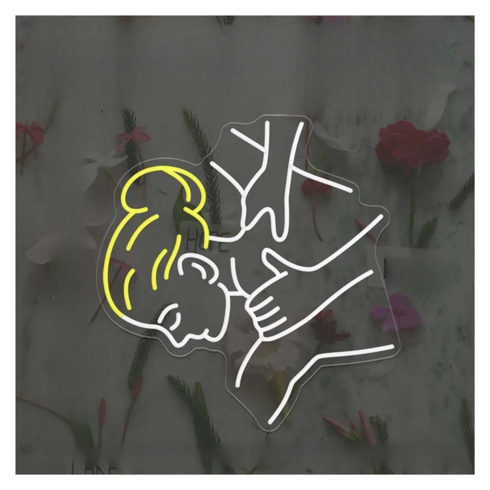 LEMST Signs Lamp Massage Neon Sign for Wall Decor Neon Light Sign Massage Room Business Signage Spa Salon Wellness Center Hanging Decor(35x33.5cm)