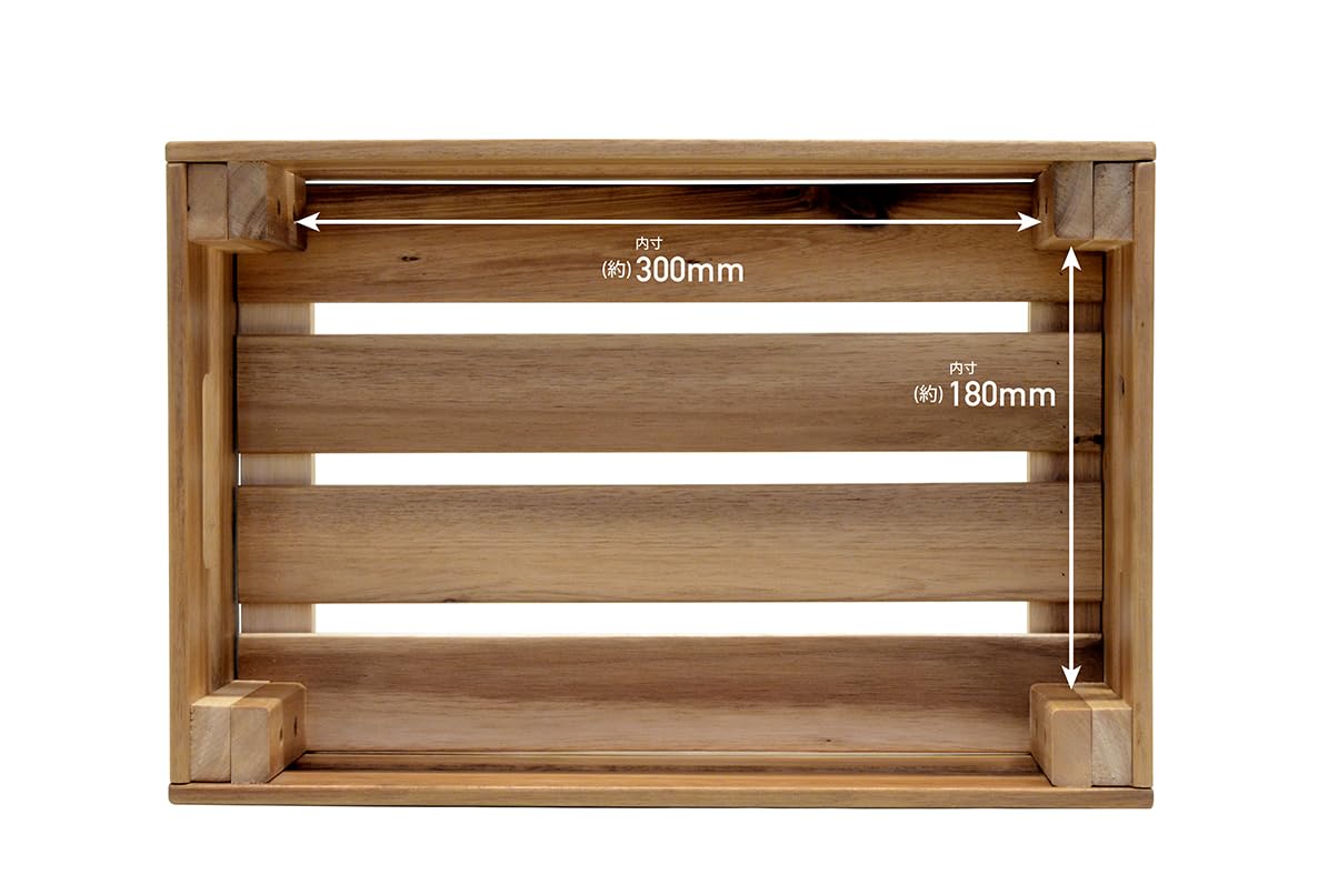 Amazon.co.jp: wonders スタックボックス Mサイズ 木製 収納