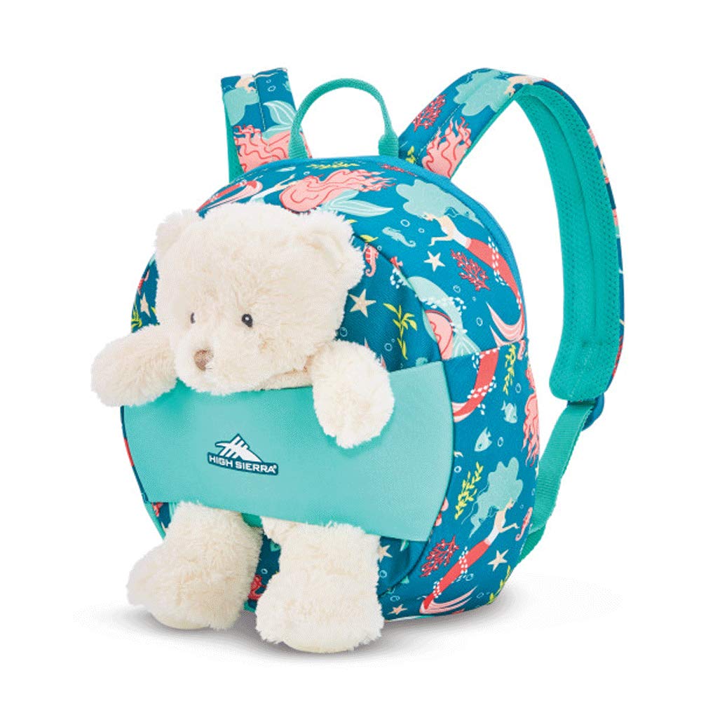 High Sierra Teddy Buddy 2 Piece Luggage Set with Wheels on Hard Rolling