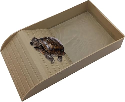 Plato de comida de tortuga, Plato de alimentación de tortugas reptiles, Plato de agua de alimentación de reptiles, Tazón de agua de tortuga con