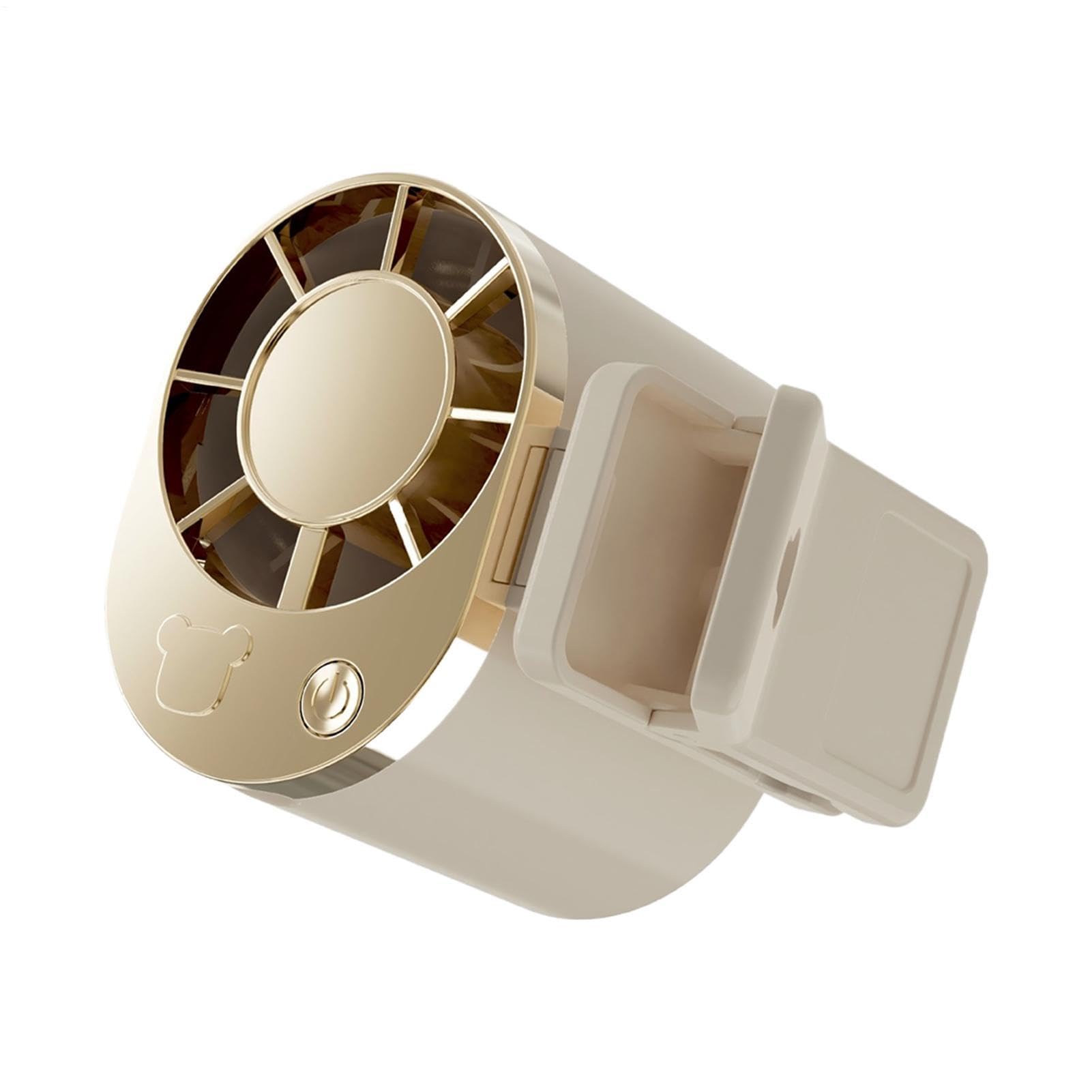 Ventilador de clip portátil de 3.54x2.56" con mini ventilador de refrigeración ajustable