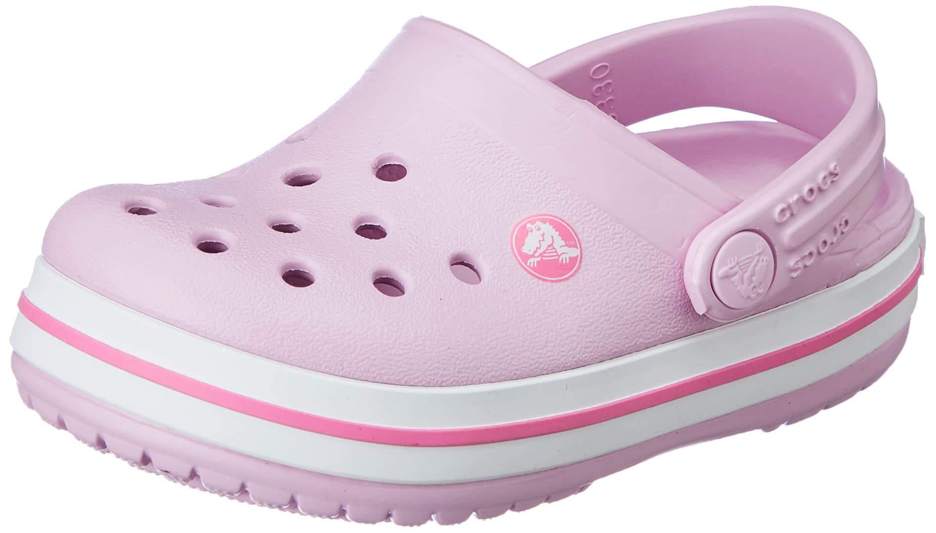 Crocs Crocband Ballerina Pink Clog-(207006-6GD)-11 Kids UK (C11) (B0BQHVF3B3) Amazon Price History, Amazon Price Tracker