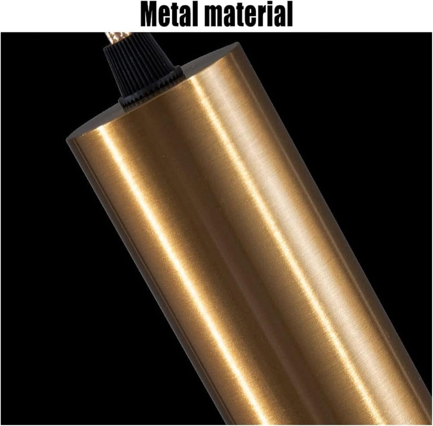 Lámparas de techo LED 6W Lámpara colgante Lámpara colgante de cristal Material de iluminación Lámpara cilíndrica 1 luz Cable ajustable Lámpara de araña