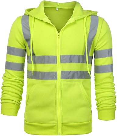 Black hoodie with reflective stripes Clearance