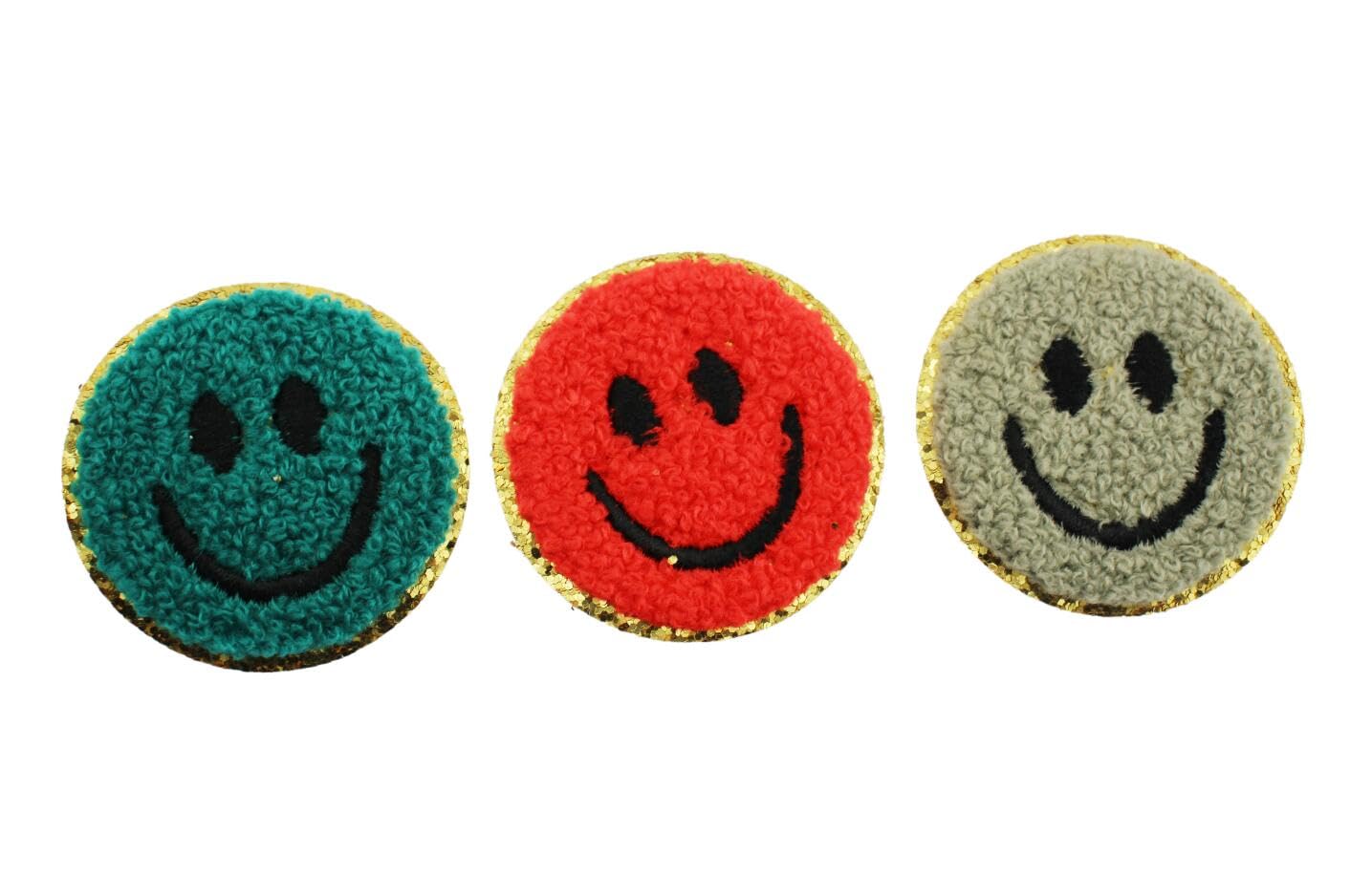 Amazon.co.jp: speed mao かわいい ニコちゃんマーク アップリケ