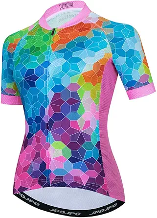 Cycling Jersey Women, Road & Mountain Bike Shirt, Bicycle Biking Tops S-3XL