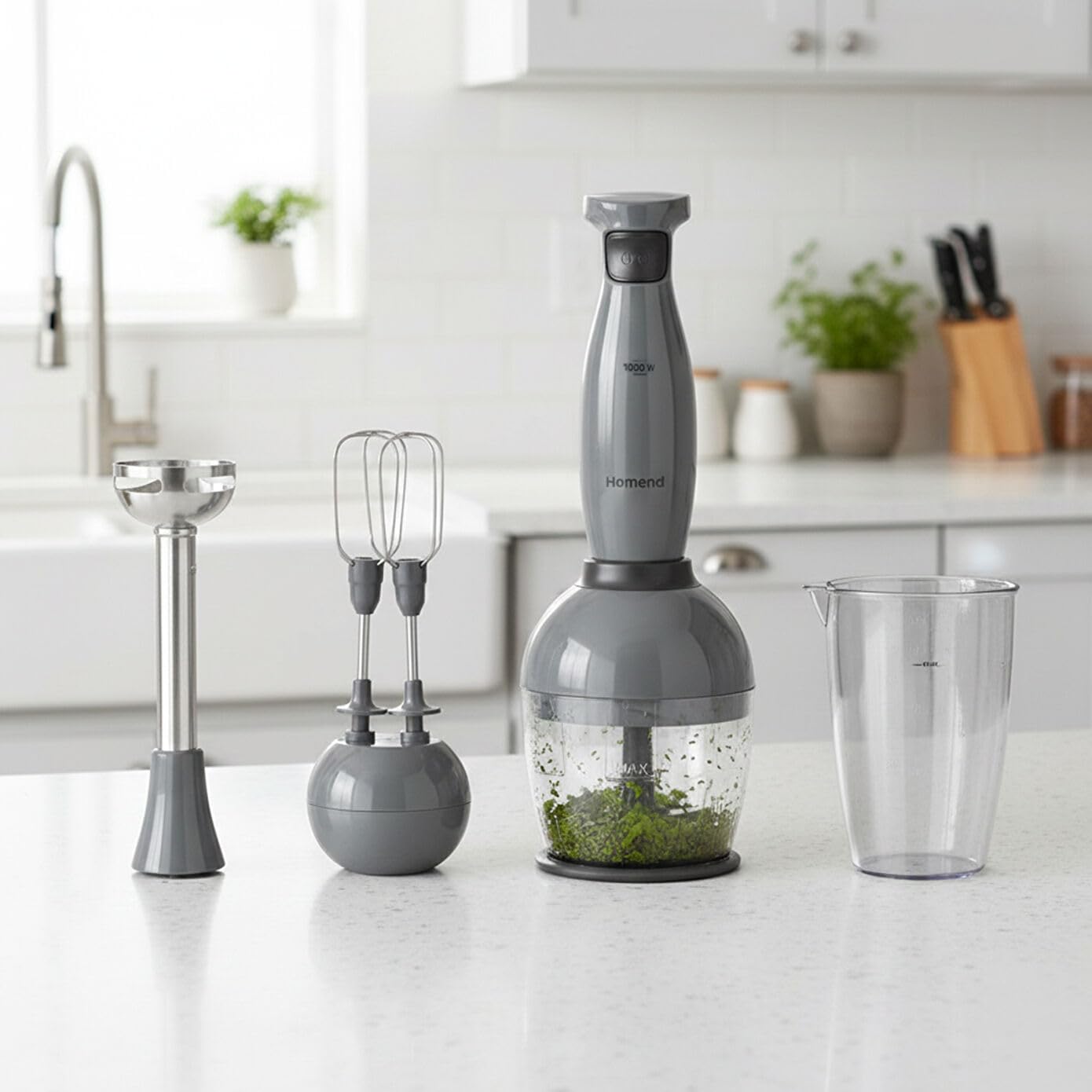 Homend Handmaid 1967H Blender Set Antrasit Siyah