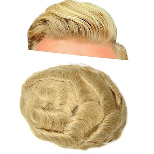 RESHE Mens Toupee Human Hair Piece Breathable French Lace Hair System For Men Toupee Invisable PU Hairline Mens Toupee Hairpieces Protesis Capilar RESHE Mens Toupee Human Hair Piece Breathable French Lace Hair System For Men Toupee Invisable PU Hairline Mens Toupee Hairpieces Protesis Capilar