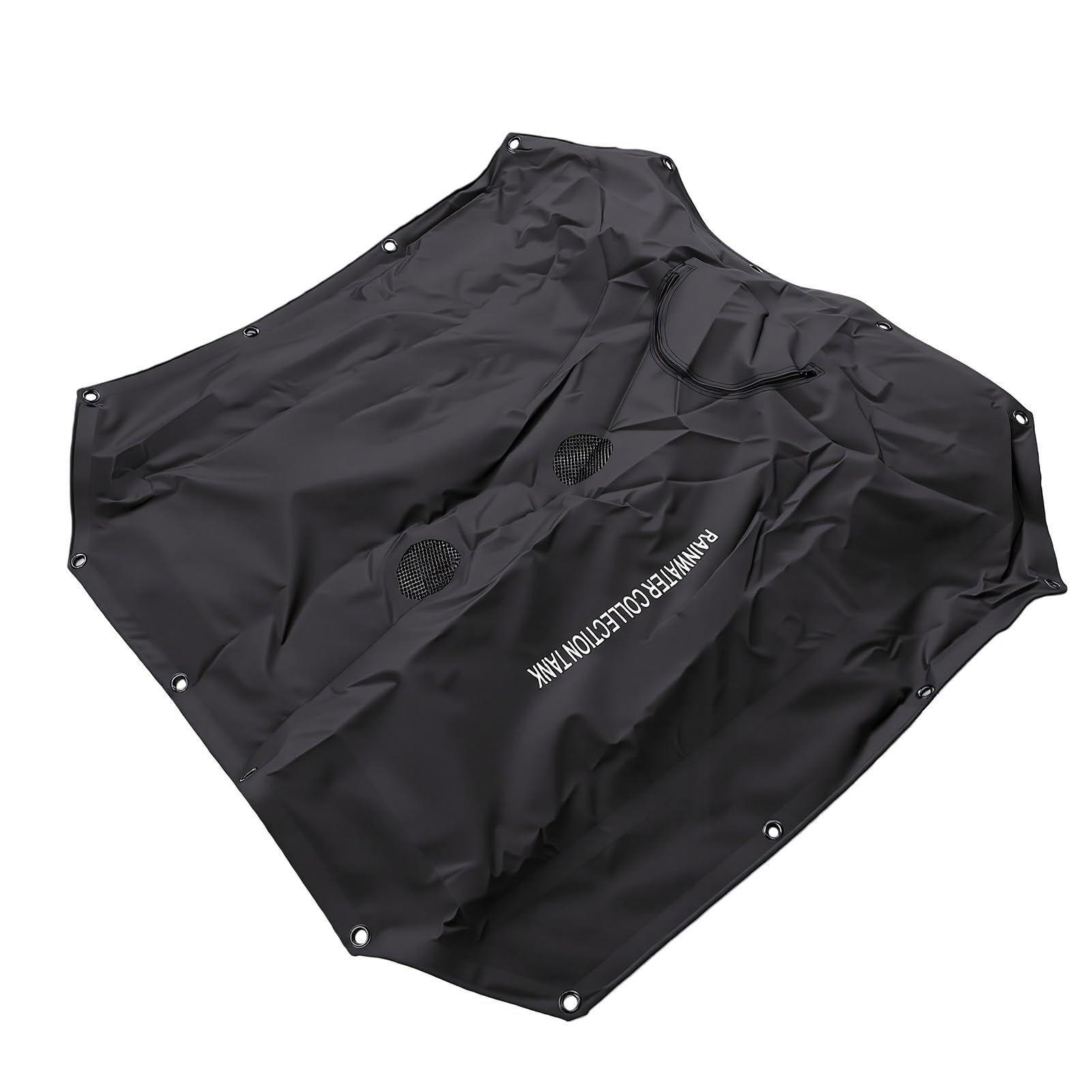 AMONIDA Serbatoio di Raccolta Dell'acqua Piovana da 500 Litri Efficiente di Stoccaggio Dell'acqua da Giardino in PVC per Uso Esterno in Prato e Cortile