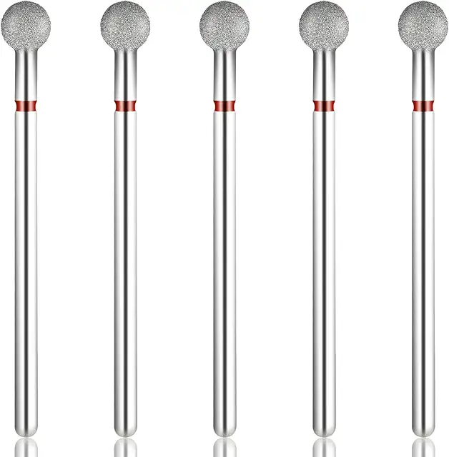 5-Piece Nail Cutter Bit Set for Professional Nail Drills - Cuticle Cleaning Attachments