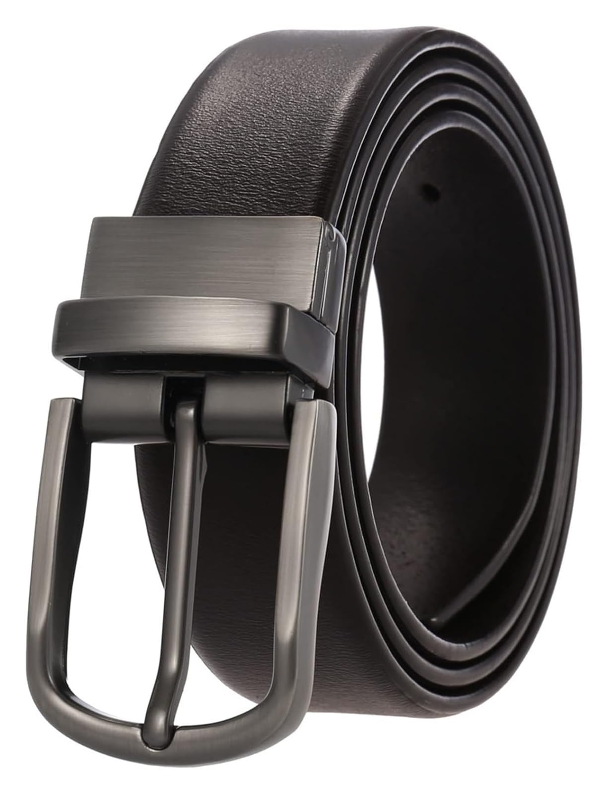 Cinturón ajustable de cuero genuino, Cinturón de cuero for hombre Hebilla antirrayas Cinturones suaves Hebilla ajustable Cómoda Hebilla transpirable resistente al desgarro Hebilla ancha ajustable de a