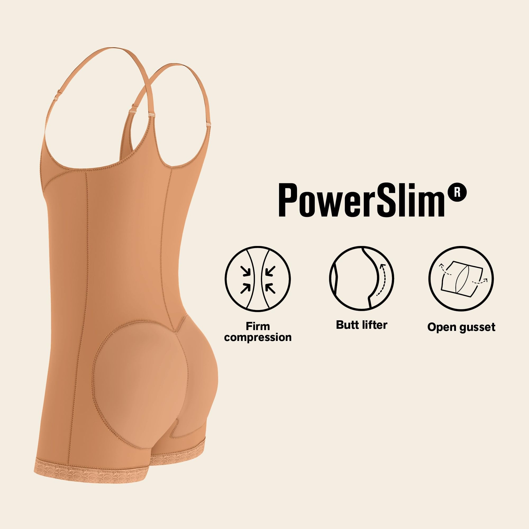 Leonisa Faja Colombiana Moldeadora para Mujer - Body Reductor de Control Fuerte
