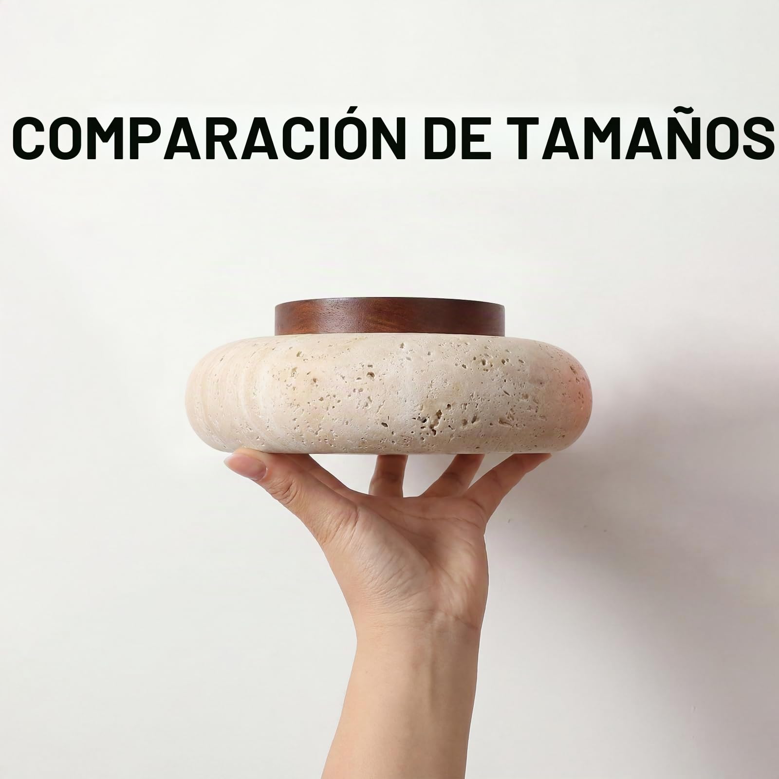 20cm 700lm 7W Lámpara de techo LED Japonesa Wabi-Sabi Lampara de Travertino Amarillo Lamparas Redonda Plafon Luz Cálida ideal para Salon Dormitorio Comedor Cocina Pasillos y Recibidores