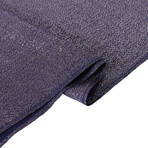 Image of LMVERNA Women's Sparkling Metallic Soft Pashmina Shawls and Wraps Scarf in Solid Colors