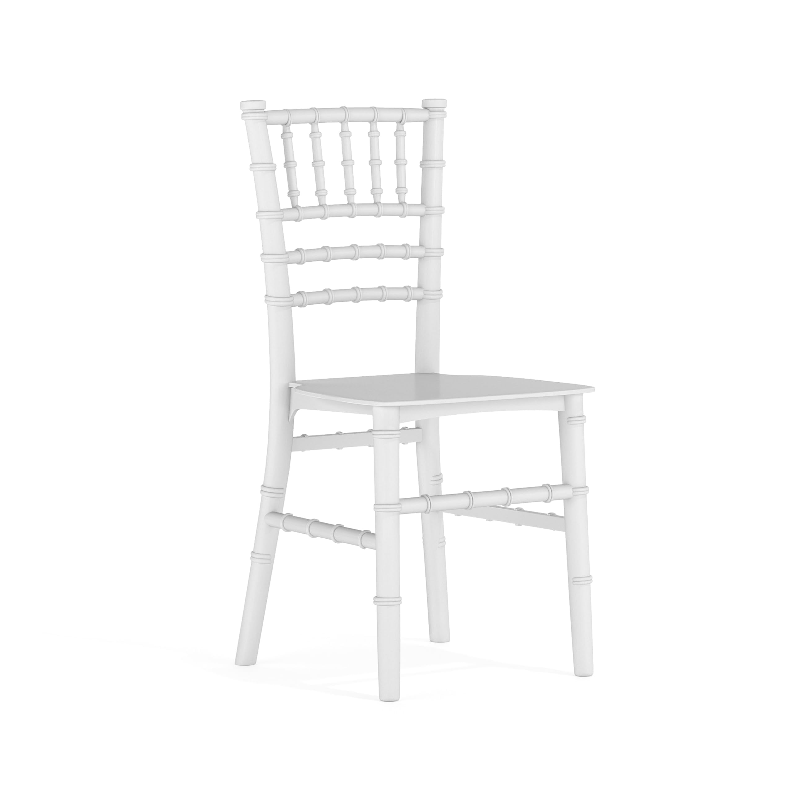 Premsons® Luxurious Chiavari Wooden Dining Chair – White Solid Colour Finish | Elegant Seating for Home, Dining Room & Office - White-image-49