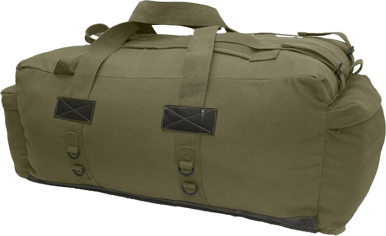 Olive Drab Israeli Military Mossad Tactical Duffle Bag – Heavy-Duty Army Travel Duffel Backpack with Straps