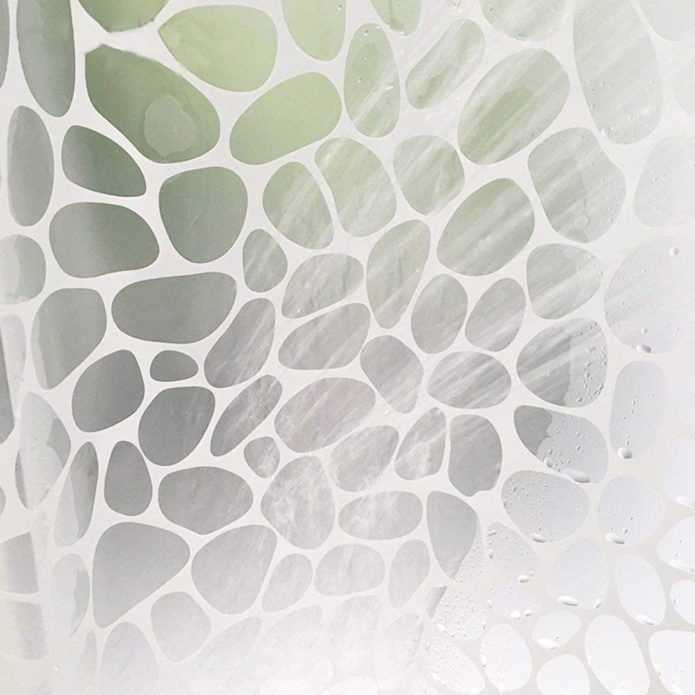 Cortina de ducha Mu Household para baño, cortina de ducha de Eva impermeable, con molde, cortina de ducha (antimoho/grueso/resistente al agua), cortina antiarrugas, 200 x 240 cm