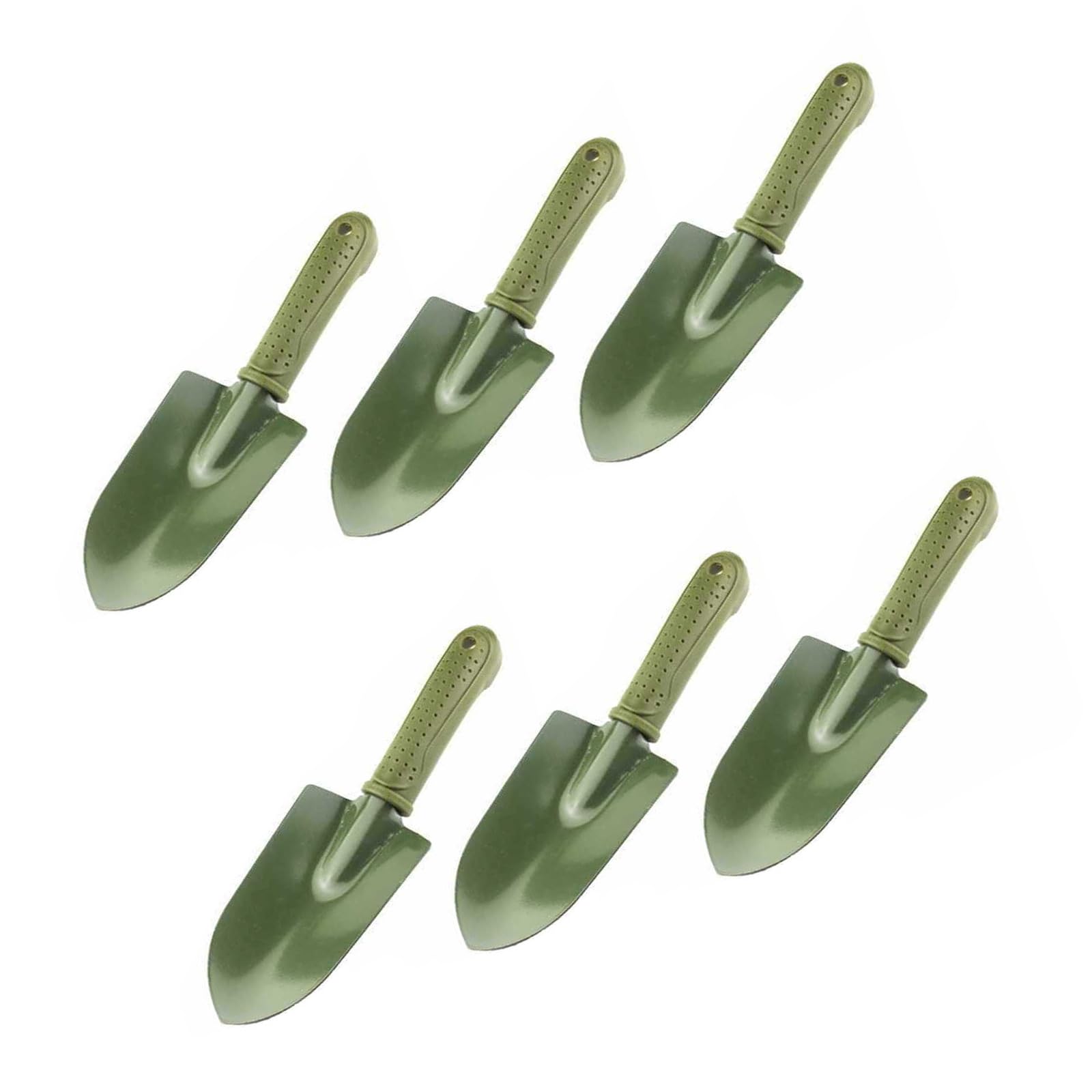Ergonomic Essential Garden Tool Trowel and Scoops Combo for Vegetable Digging Planting Mixing Effective Soil Aeration 6pcs Ergonomic Garden Tool