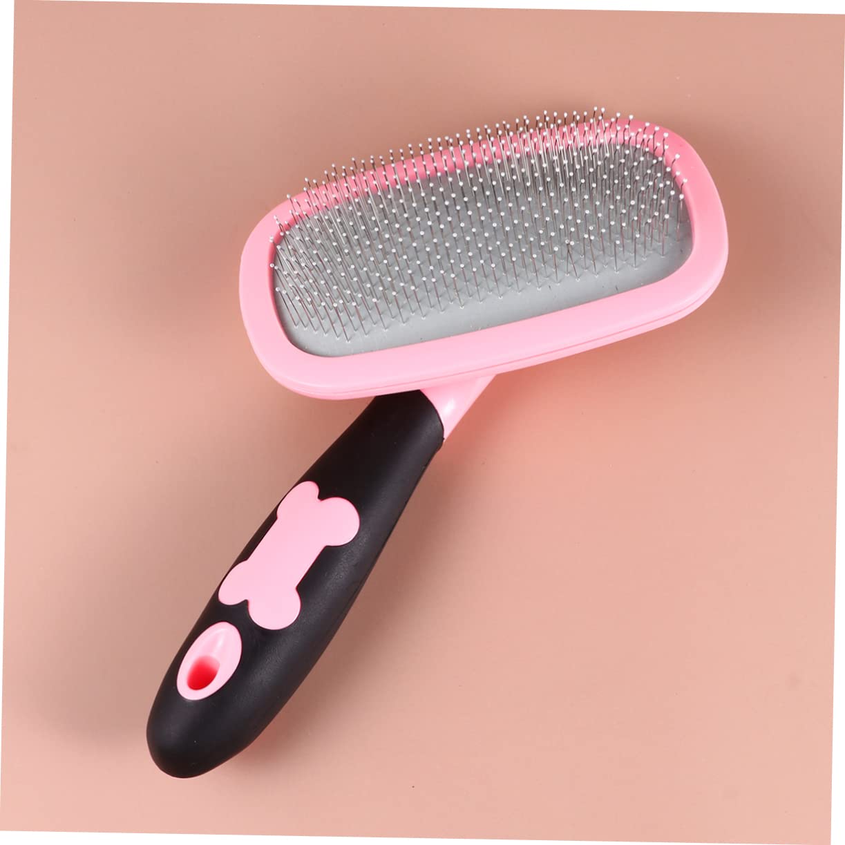 BESPORTBLE 3piezas Peine De Masaje Para Rotatorio Herramienta De Limpieza y Aseo Para y Gatos Grande Color Rosa Con Puntos