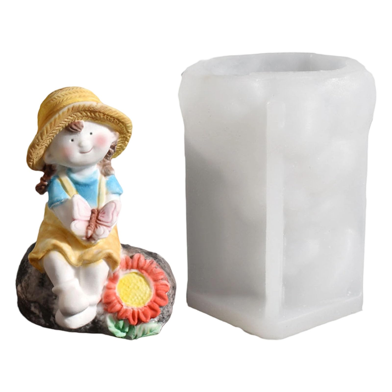 Xjdzineq Artistics Sunflowers Silicone for Projects Safe Materials Making Supplies Kids Friendly Sunflowers Boy Girl Detailed Silicone for Soap