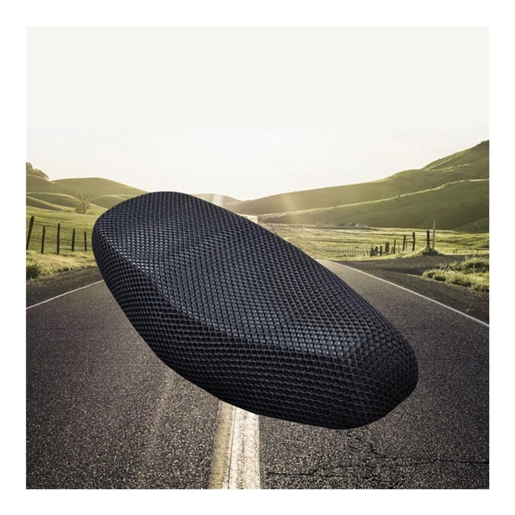 Funda Asiento de Motocicleta Almohadilla Antideslizante De Malla para Asiento De Coche, Transpirable, Funda De Cojín para Motocicleta, Funda Protectora para Asiento De Motocicleta