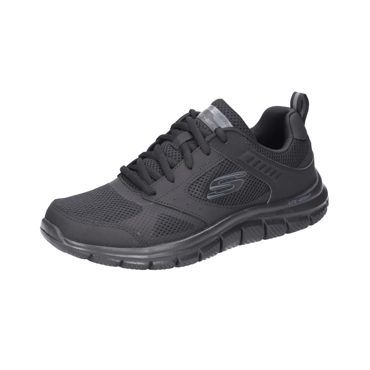 Photo 1 of Skechers Men's Track SyntacSneaker, Black White, 9.5 US