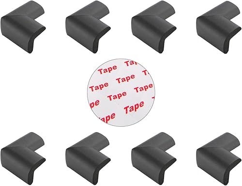 Protectores de esquina de borde, paquete de 8, protector de esquina de escritorio, cojín de borde de mesa, parachoques de muebles de bebé, protector