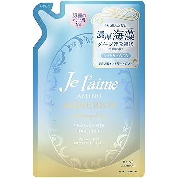 Amazon Kose ジュレーム アミノ アルゲリッチ トリートメント モイスト スムース つめかえ フローラル 詰替え用 350ml ジュレーム ヘアトリートメント 通販