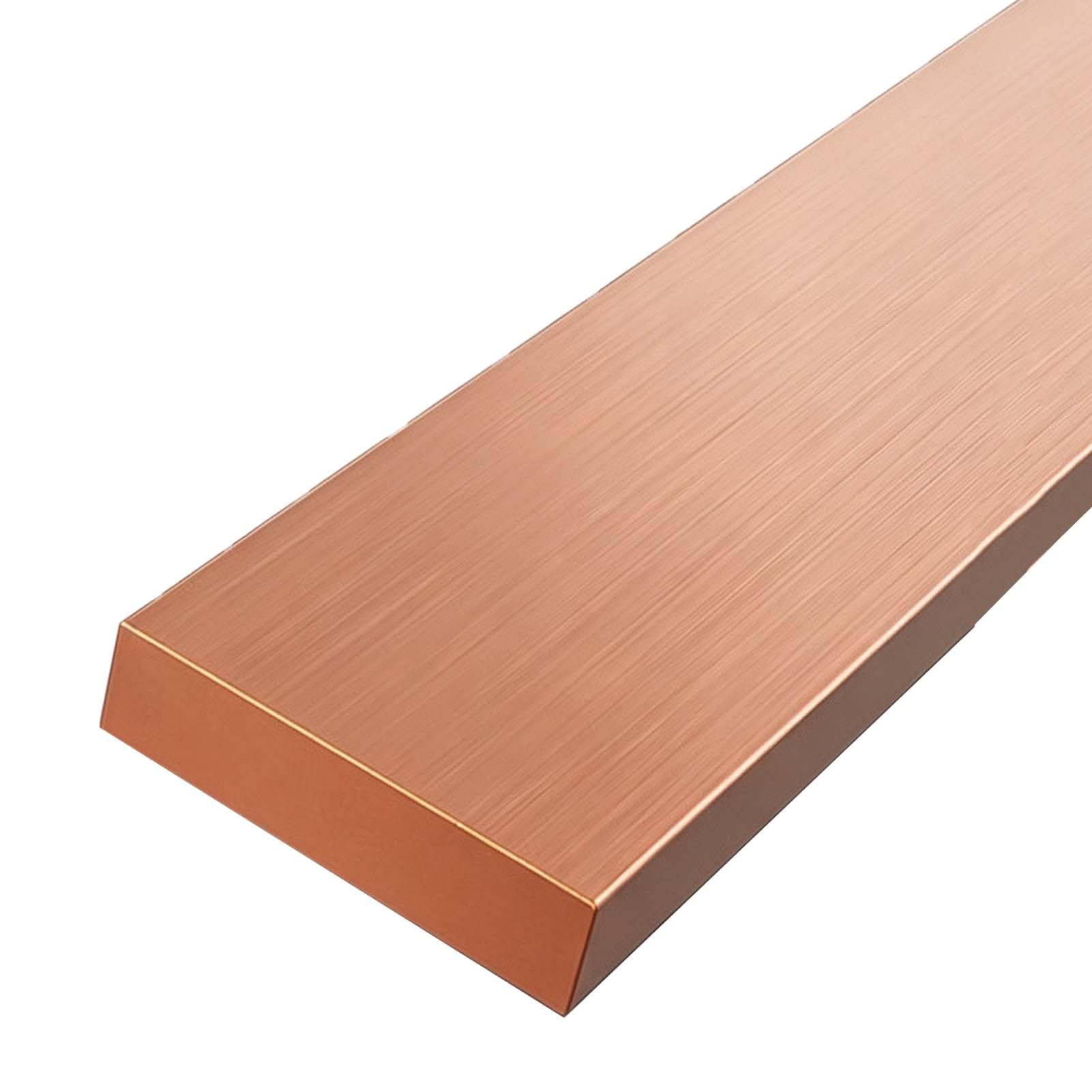 Dxcaicc Barra Piatta in Rame Massiccia per Tutti I Tipi di Guarnizioni 1PCS Lunghezza 10CM Spessore 10MM Piastra di Rame,Width 300mm