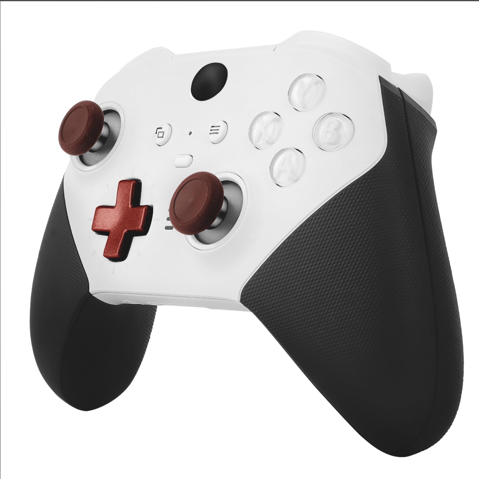 13 in 1 Component Pack Kit for Xbox Elite Series 2 Controller Metal Thumbsticks Replacement for Elite Series 2 Accessories Compatible with Xbox Elite Wireless Controller Series 2 Core (Dark red)