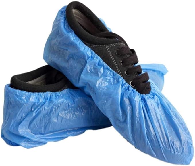 50 Pairs Disposable Shoe Covers Non Slip Waterproof Thicker,100 Pieces