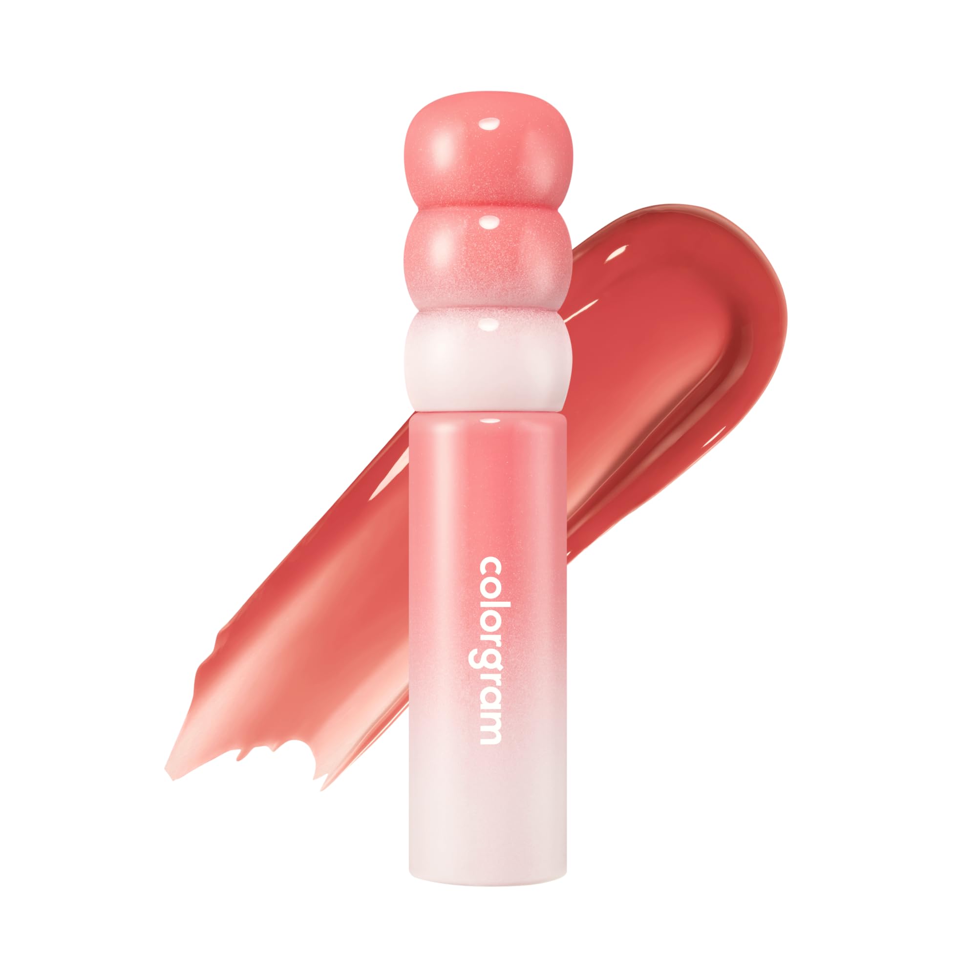 カラーグラム(colorgram) タンフルグラスティントミルク 08 ジョイフルパーシモン 3g ツヤ感 ガラス光沢 リップグロス 韓国コスメ 落ちにくい