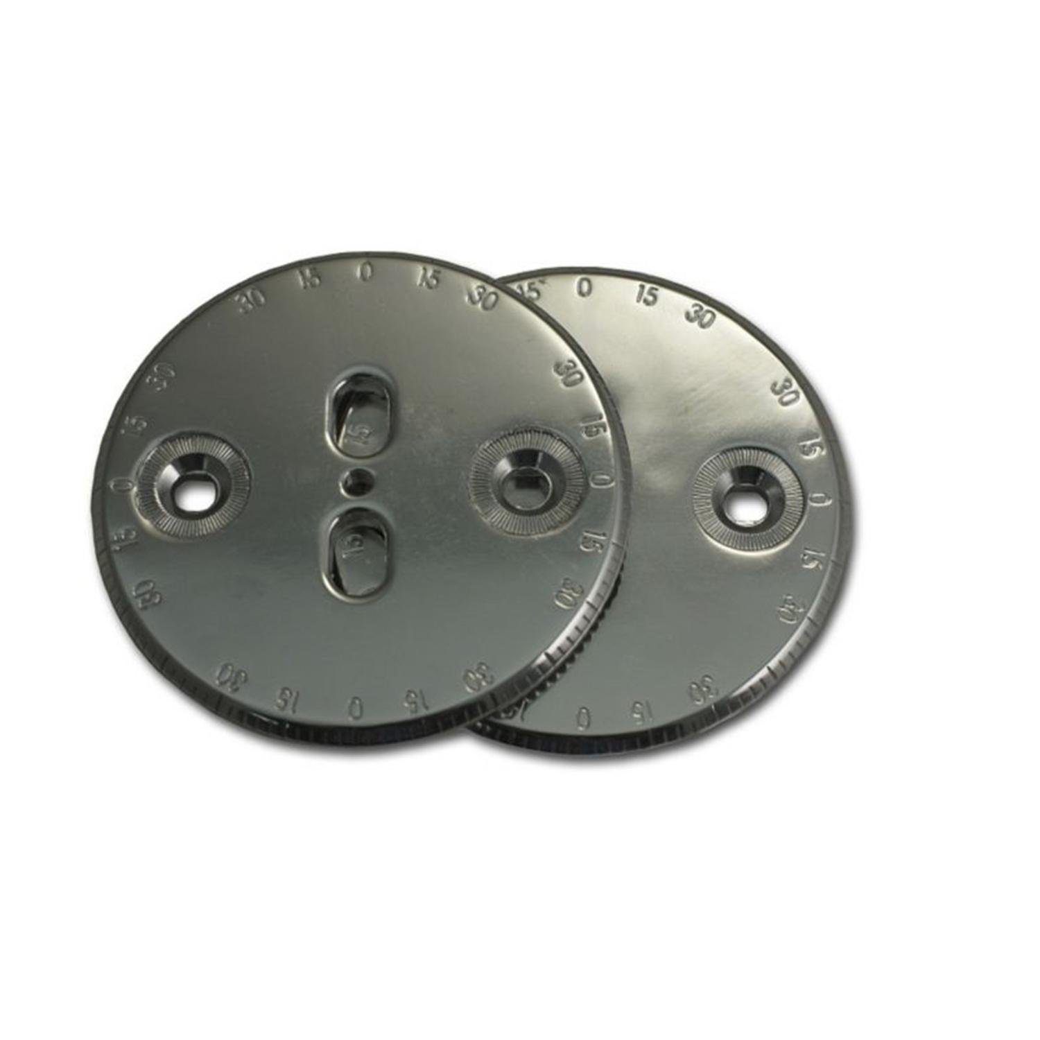 Ride Slot Compatible Kit Binding Discs Chrome